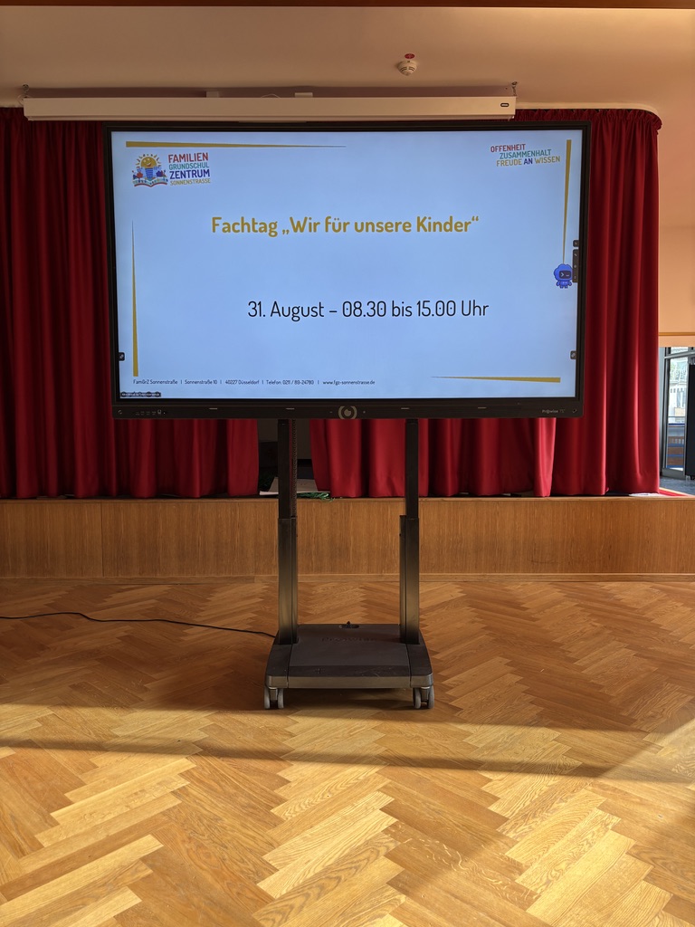 Auftakt zum Fachtag Wir für unsere Kinder in der Aula